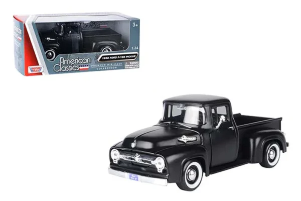 1956 ford f100 pickup die-cast black