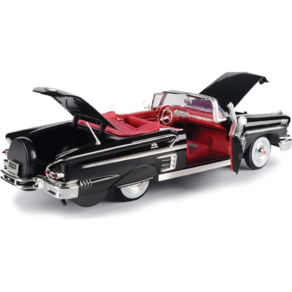 1958 Chevrolet Impala Convertible 1/24 Diecast Model Car - Image 5