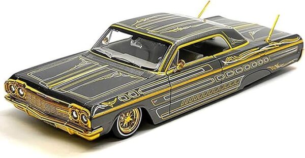 1964 Chevy Impala Design Lowriders 1/24 Scale Diecast Model Toy Car - Image 2