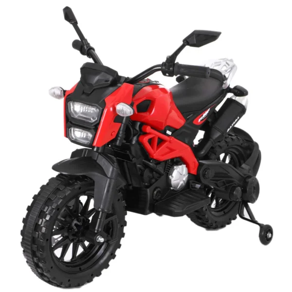 KIDS Ride on ELECTRIC MOTORCYCLE, DIRT BIKE, WITH TRAINING WHEELS