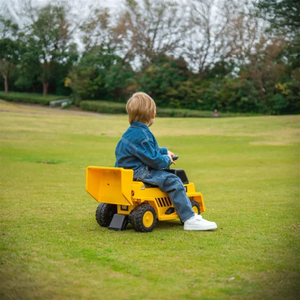 6V CAT Dump Truck Ride-On Toy - Image 2