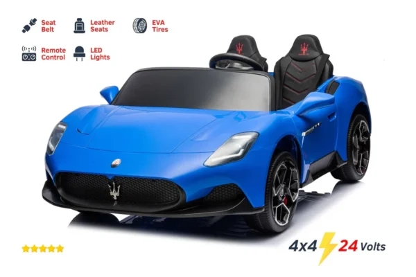 24V Maserati MC20 Kids Ride on Electric Car - Image 2