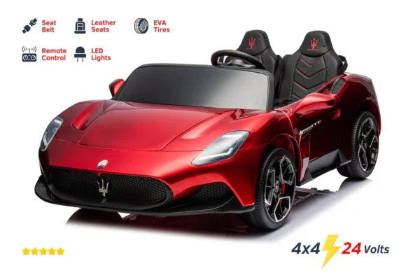 24V Maserati MC20 Kids Ride on Electric Car - Image 12